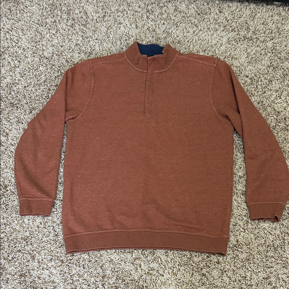 Walter Hagen Men's Copper Zip Up Top
